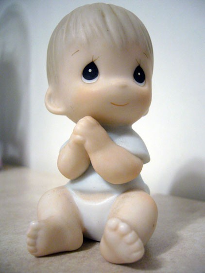 Precious Moments baby figurine