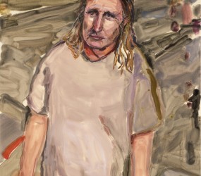 Winner Archibald Prize 2024, Laura Jones, Tim Winton, oil on linen, 198 x 152.5 cm