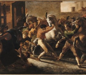 Gericault's Study for the Race of the Barbarian Horses