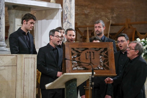 Illustration picture shows a concert by the Ensemble Cappella Pratensis, Missa de Beata Virginie Maria, Ava Maria Stella, at the Vatican, Wednesday 30 March 2022. Jambon is on a three-day visit to Vatican City.