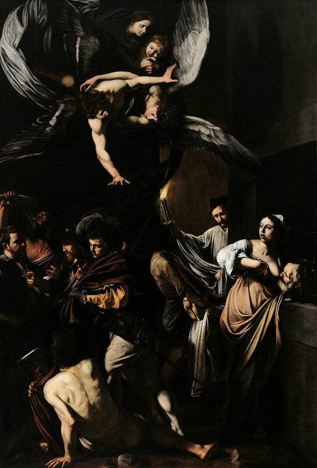 Caravaggio’s ‘The Seven Works of Mercy.’ In a 2016 article, Alessandro Giardino posits that the painting was inspired not only by the teachings of the Roman Catholic Church, but also by the astrological ideas of the heretic friar, Tommaso Campanella.