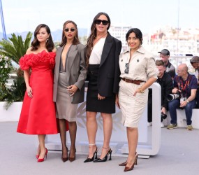 'Emilia Perez' Photocall - The 77th Annual Cannes Film Festival